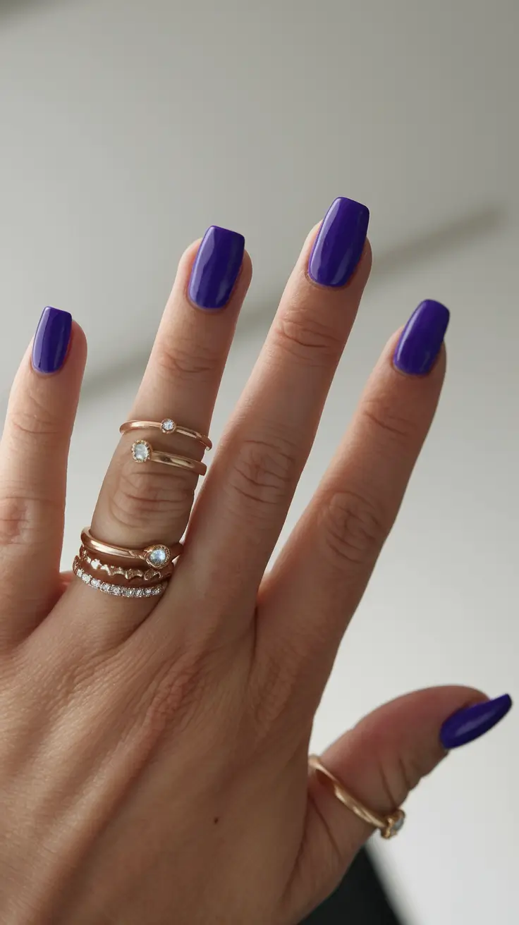 fall colors for nails Royal Violet Statement