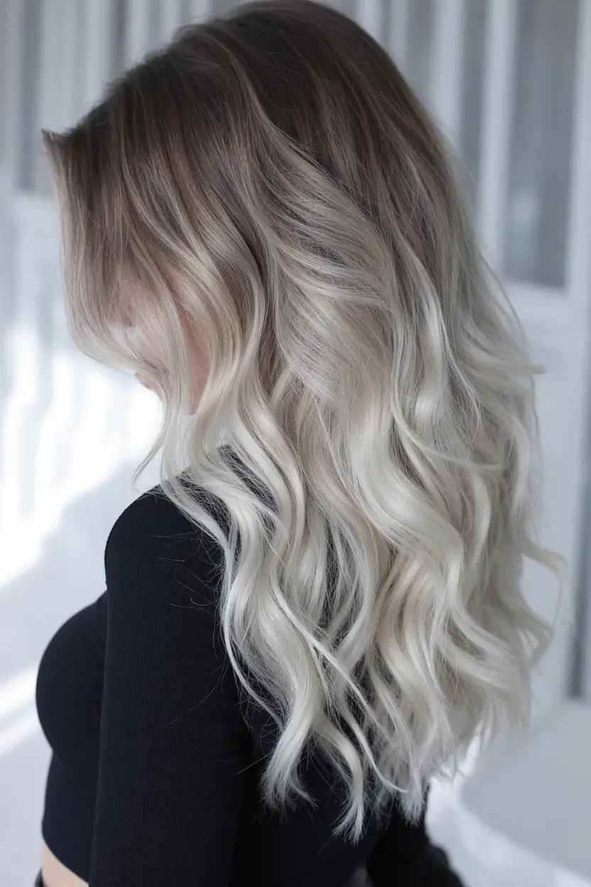 winter hair colors for blondes Balayage Blonde Melt