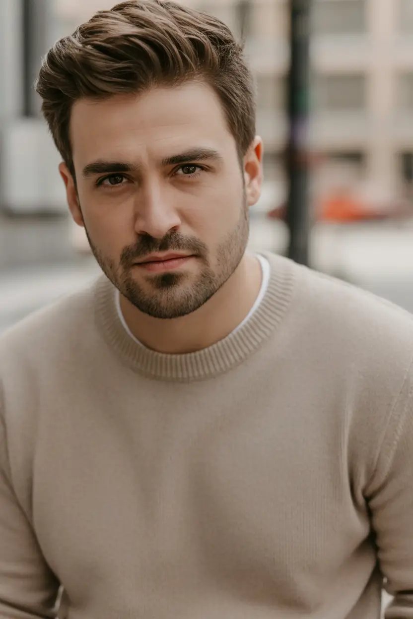 winter haircuts for men Layered Medium Sweep