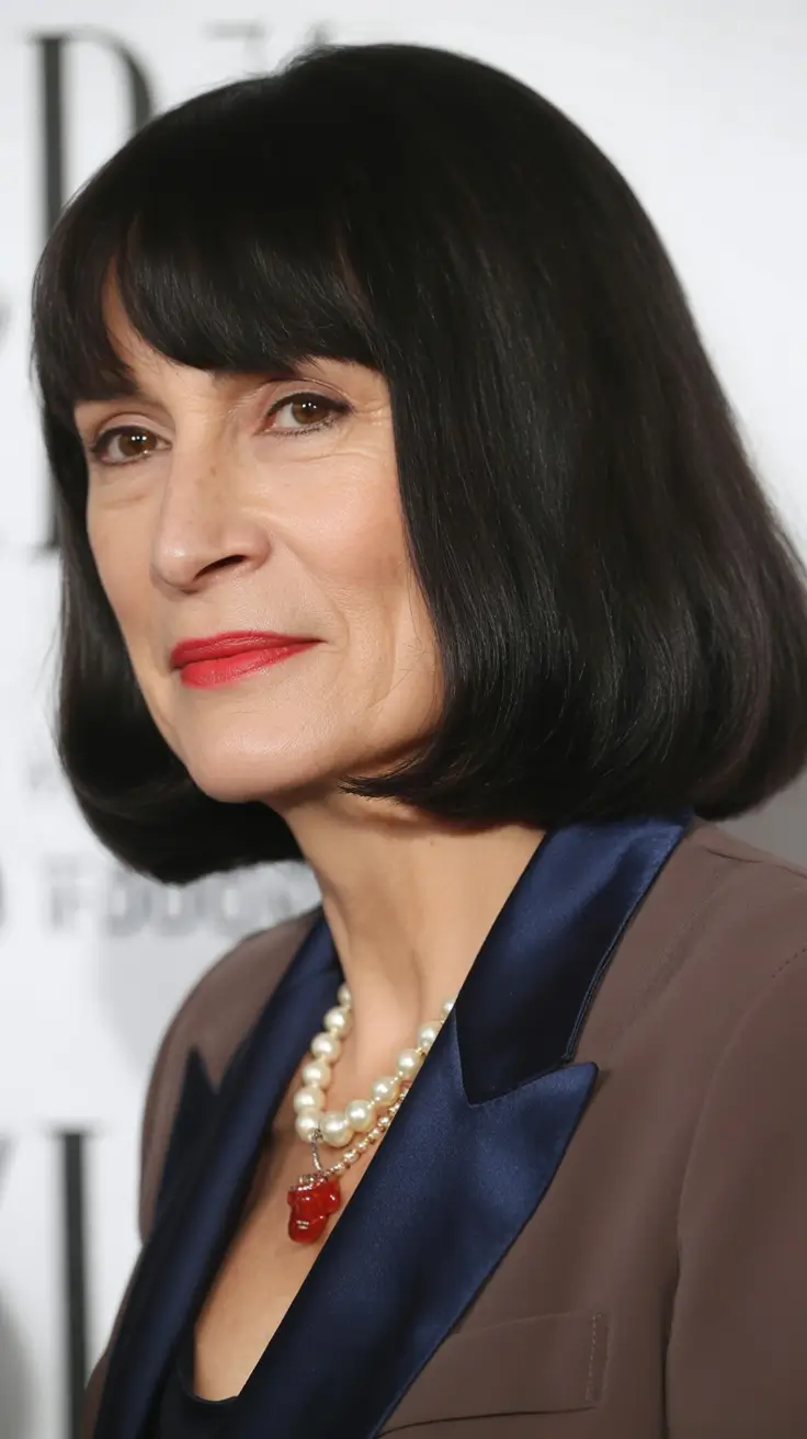 winter haircuts for women over 50 Classic Bob Hairstyles with Modern Gloss