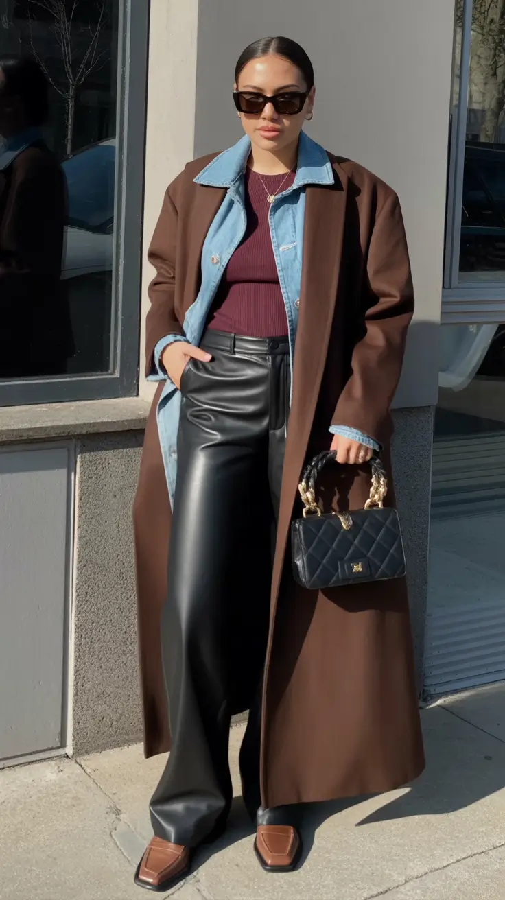 winter office outfits Layered Modern Edge