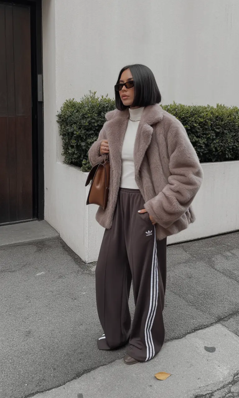 winter outfit inspo Sporty Luxe Layers
