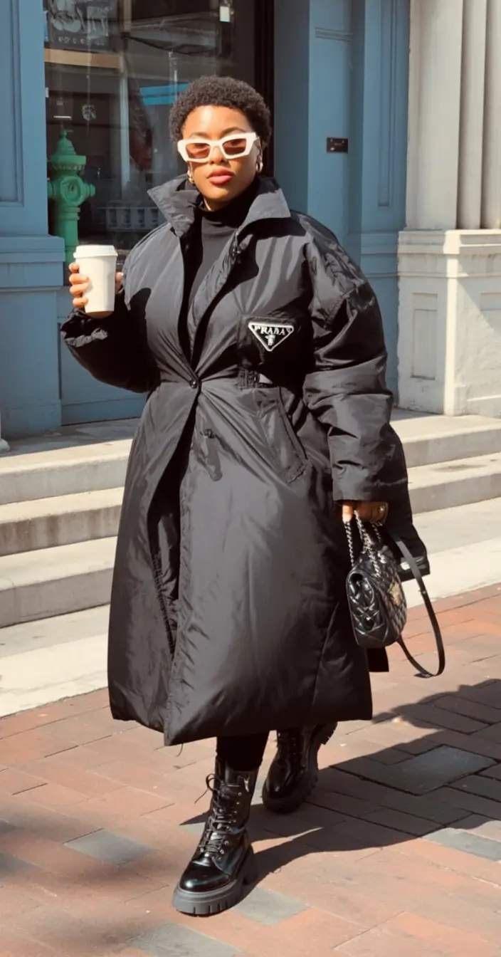 winter outfits blackgirl Luxury Puffer Drama