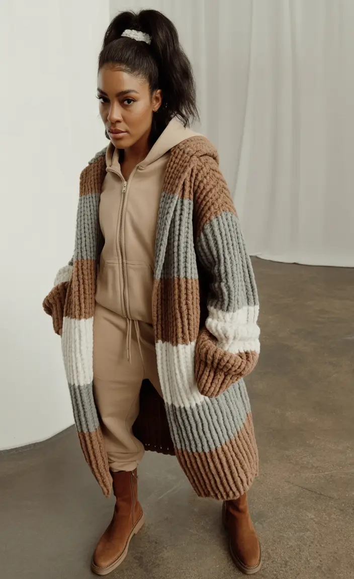 winter outfits blackgirl Cozy Knits All Day