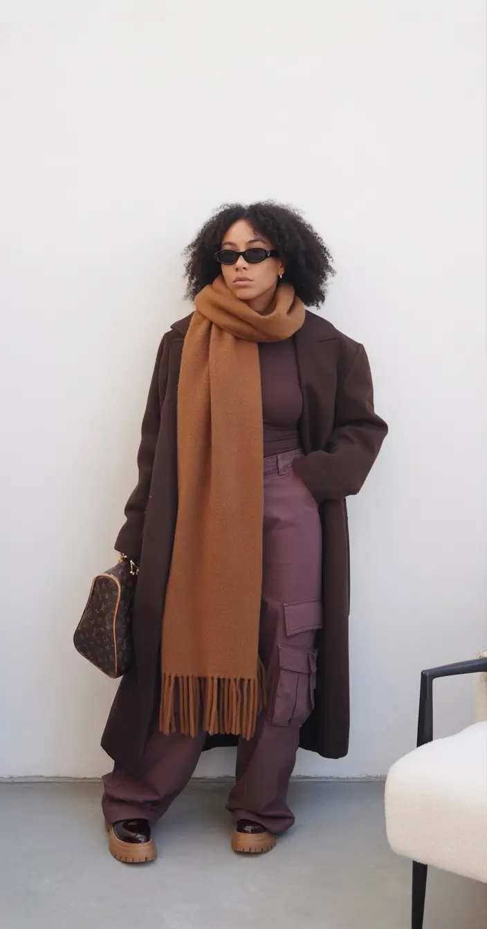 winter outfits blackgirl Warm Cocoa Vibes