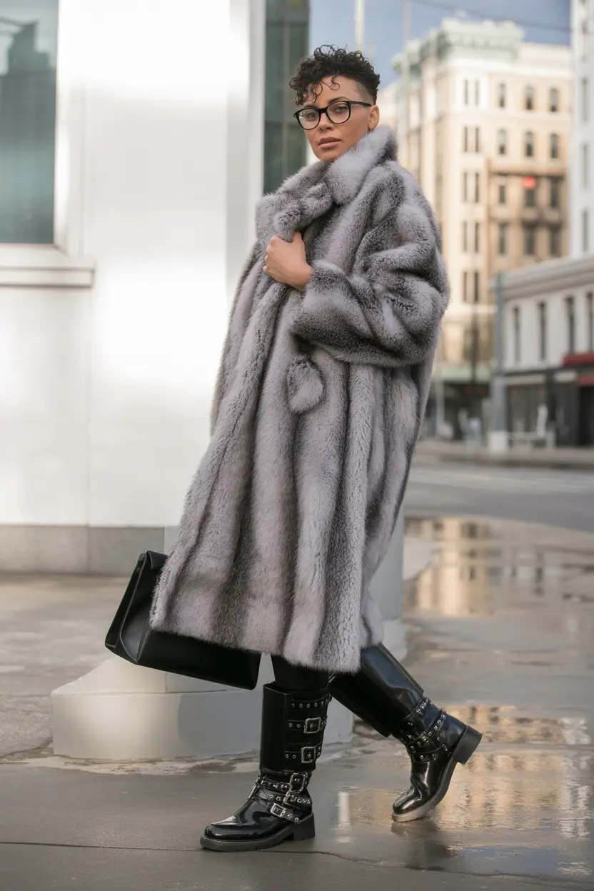 winter outfits over 50 Dramatic Glamour in Full-Length Fur