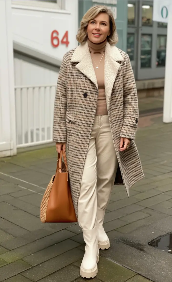 winter outfits over 50 Warm Neutrals with a Modern Edge