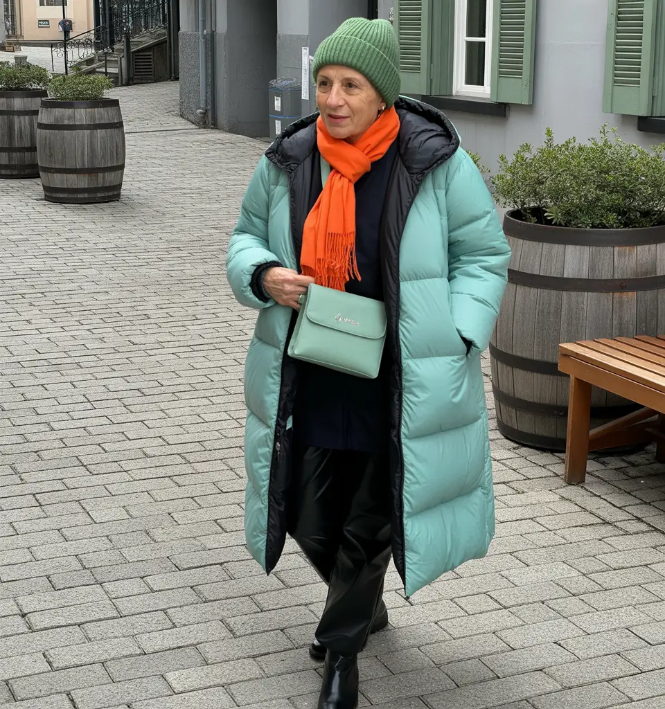 winter outfits over 60 Mint and Orange Street Style