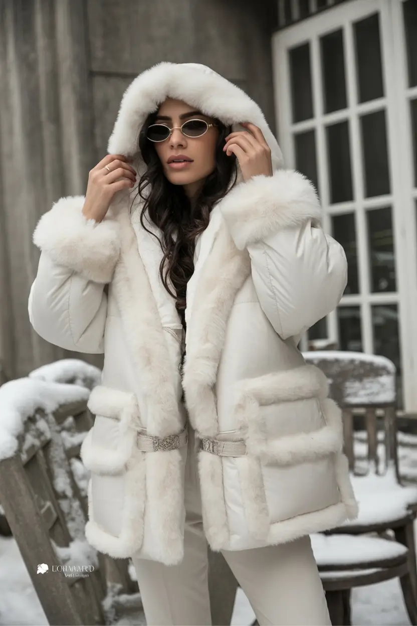winter outfits Snow Queen in Luxe White