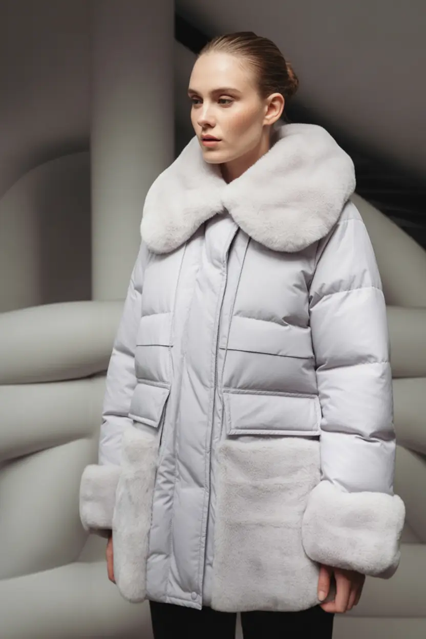 winter outfits Frosted Silver Drama