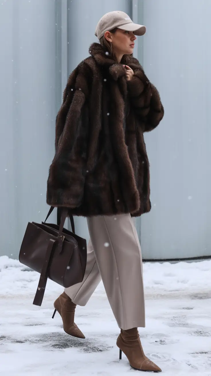 winter outfits inspiration Classic Elegance Meets Modern Ease