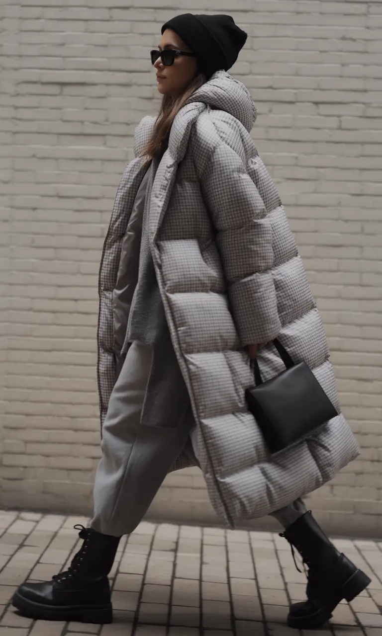 winter outfits inspiration Puffer Power with Street Cool