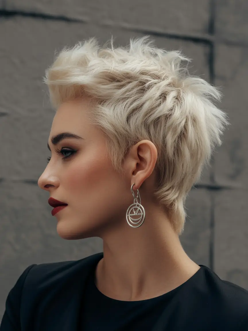 winter pixie haircuts Voluminous Pixie Quiff