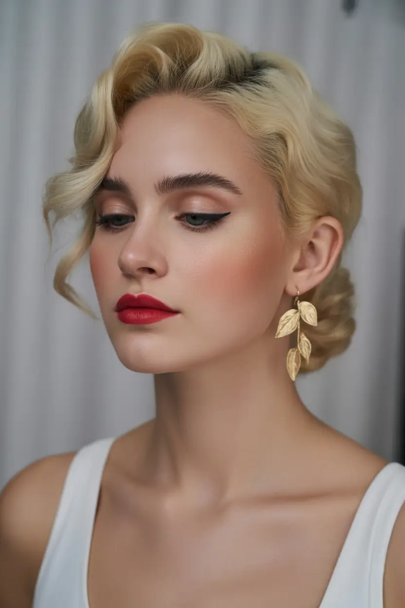 christmas hairstyles Vintage Holiday Wave