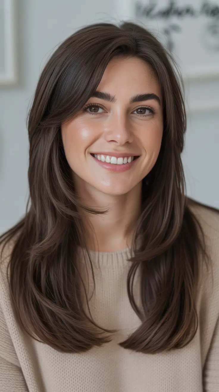 christmas hairstyles Classic Layered Shine