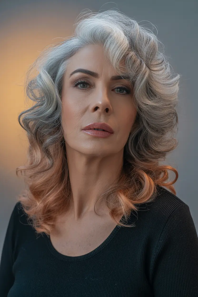 christmas hairstyles Soft Silver Confidence