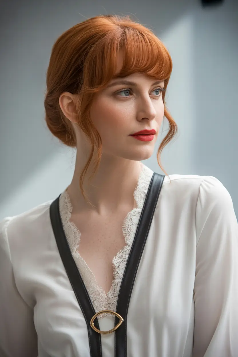 christmas hairstyles Classic Red Revival