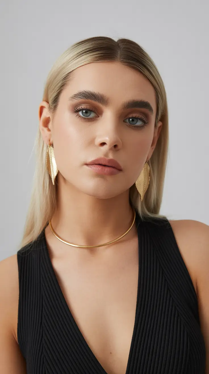 christmas hairstyles Golden Minimalism