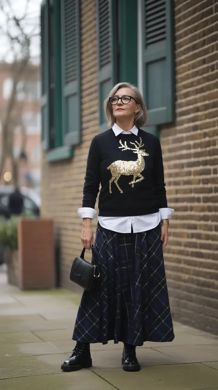 christmas outfit Golden Reindeer Grace