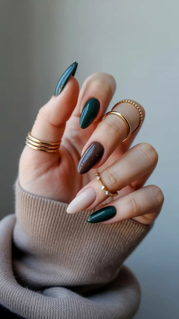 Dip Nail Ideas Evergreen Chic