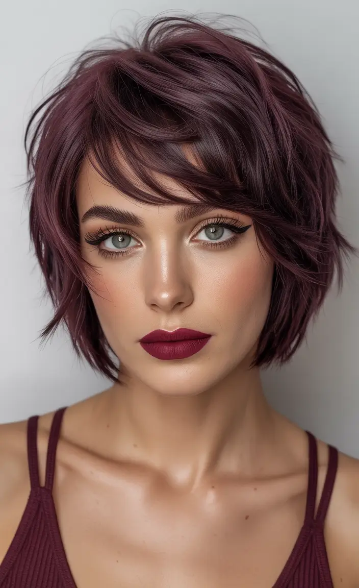 hair colors for soft winter Plum Velvet Crop