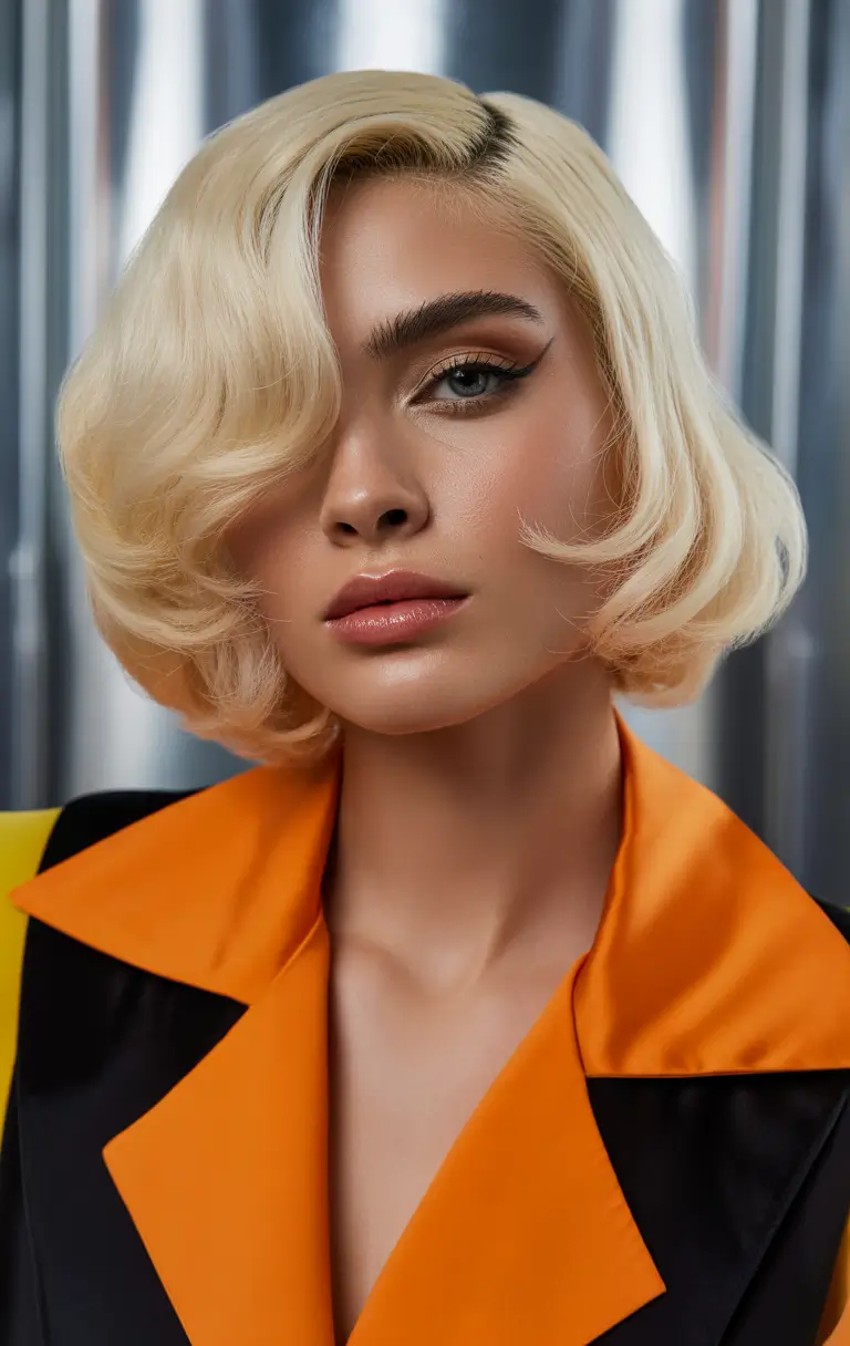 hair colors for soft winter Icy Champagne Blonde