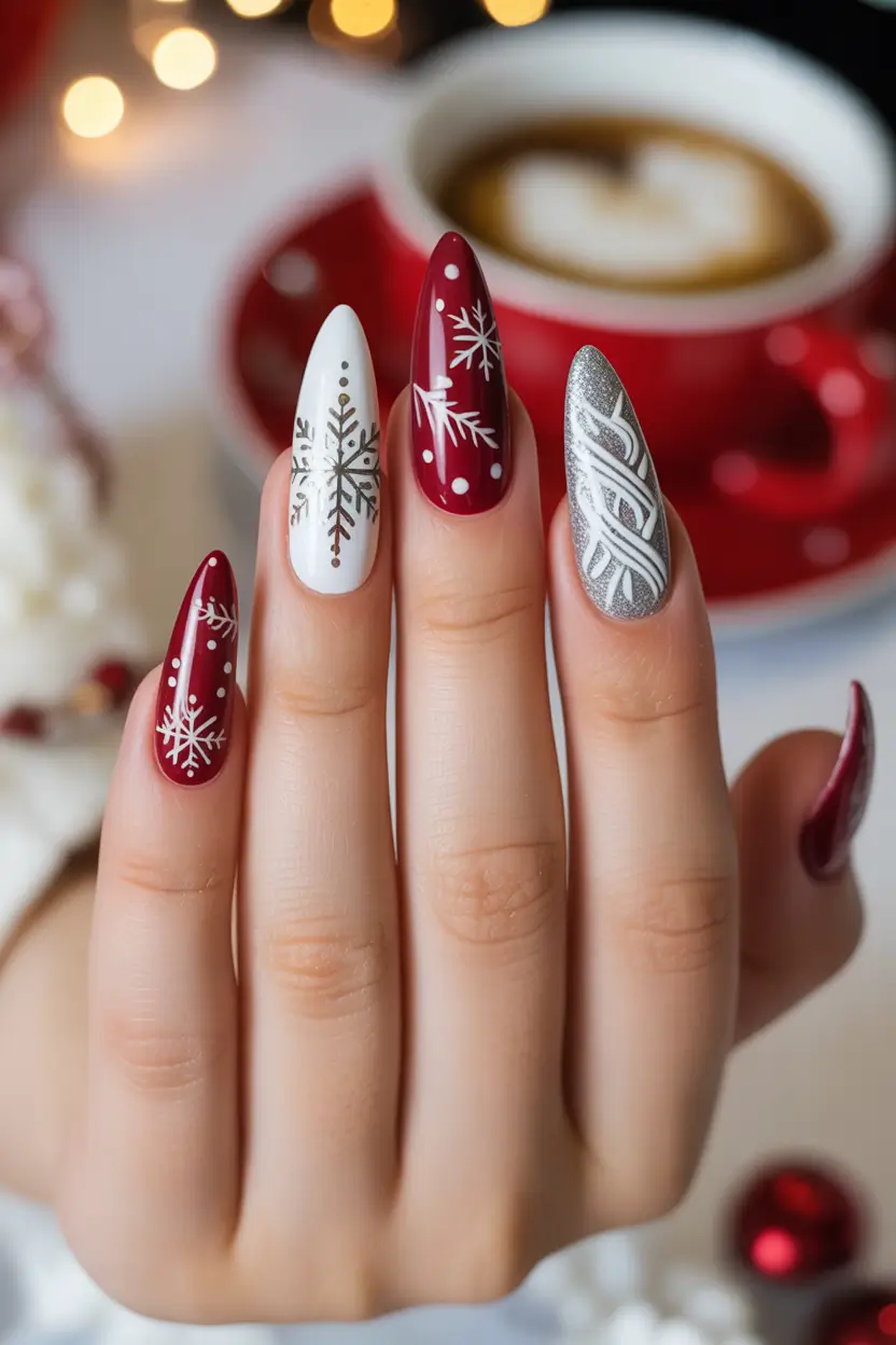 long winter nails Nordic Charm