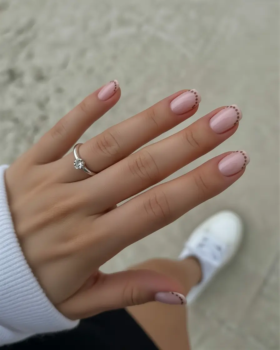 designs short Dot Frost Minimalism