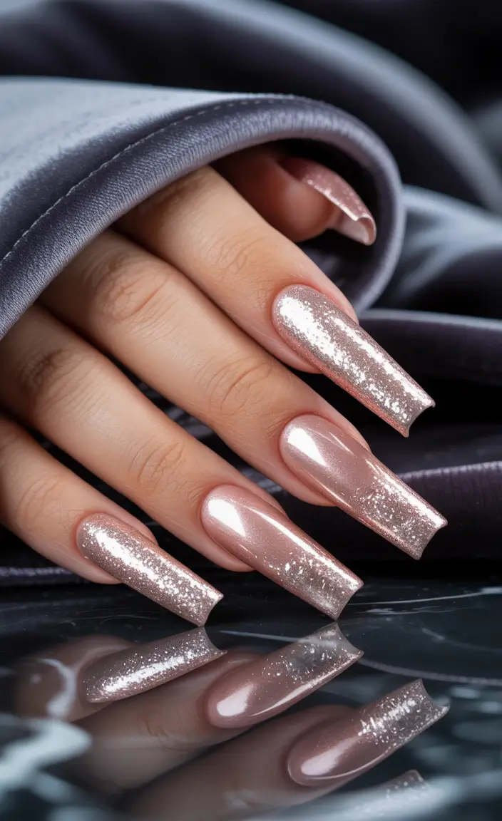 ideas gel Champagne Sparkle Elegance