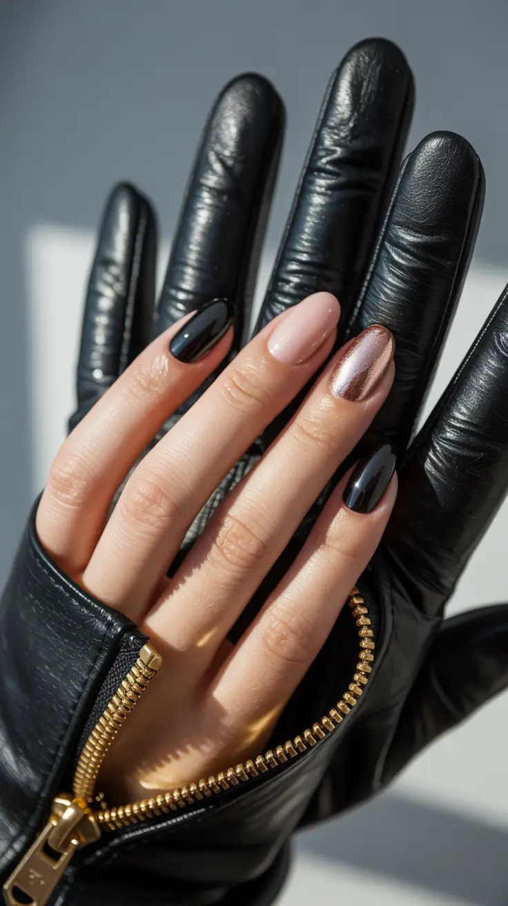 designs Black and Bronze Winter Chic