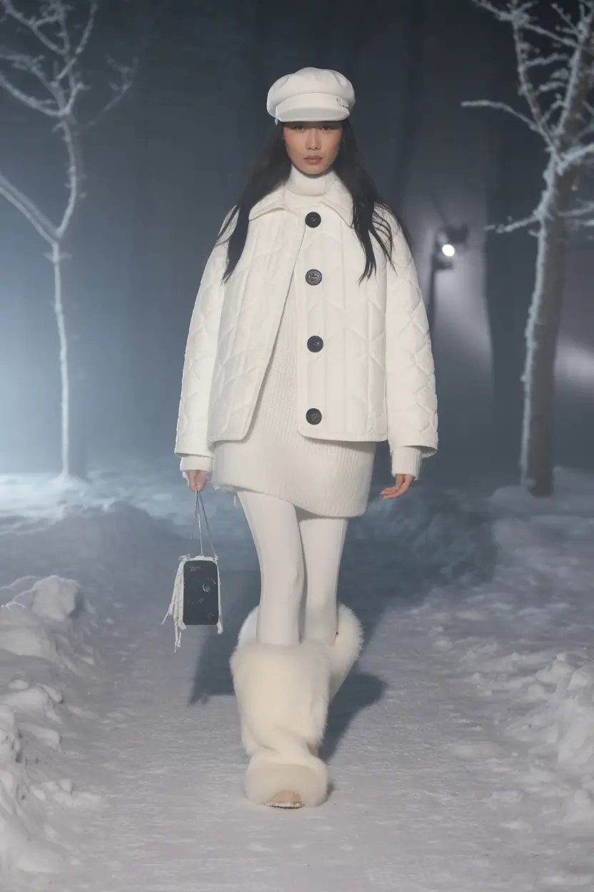 winter birthday outfit Snow Queen Monochrome