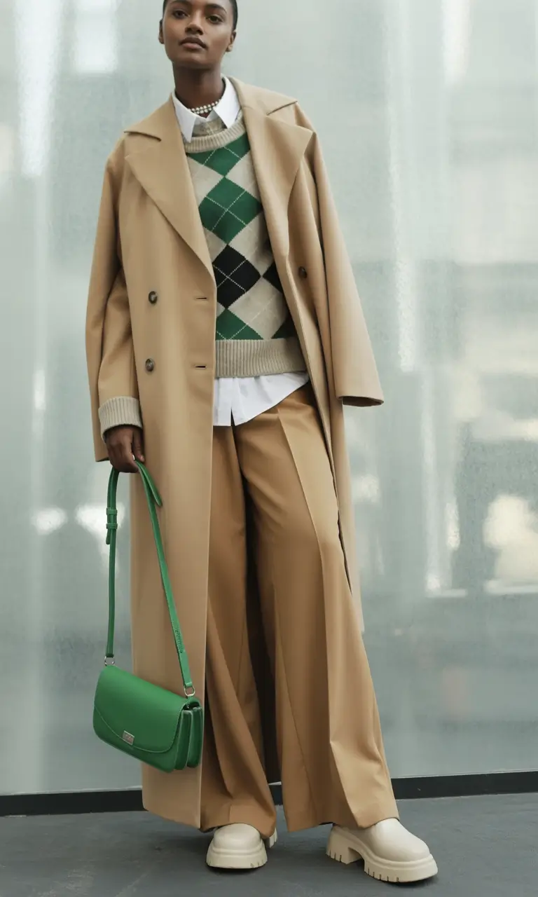 winter fits Preppy Revival