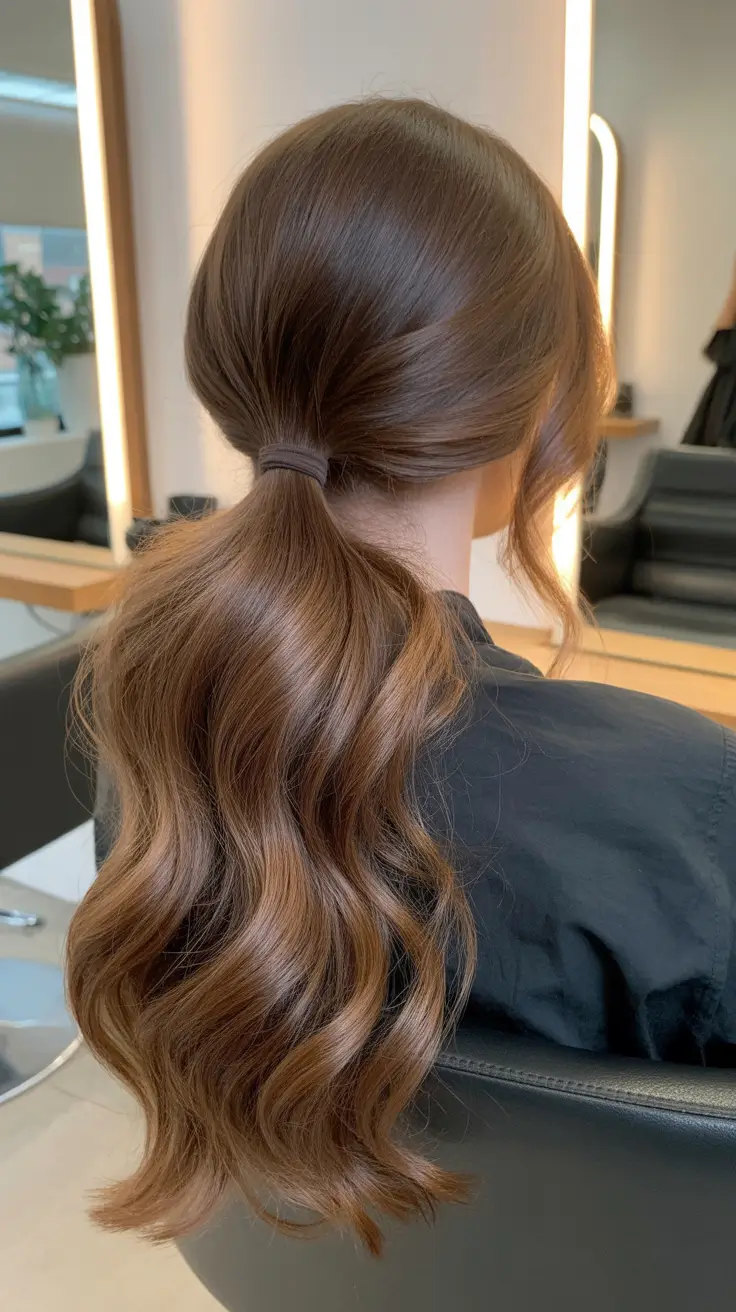 long-hair-Glossy-Low-Ponytail-Perfection