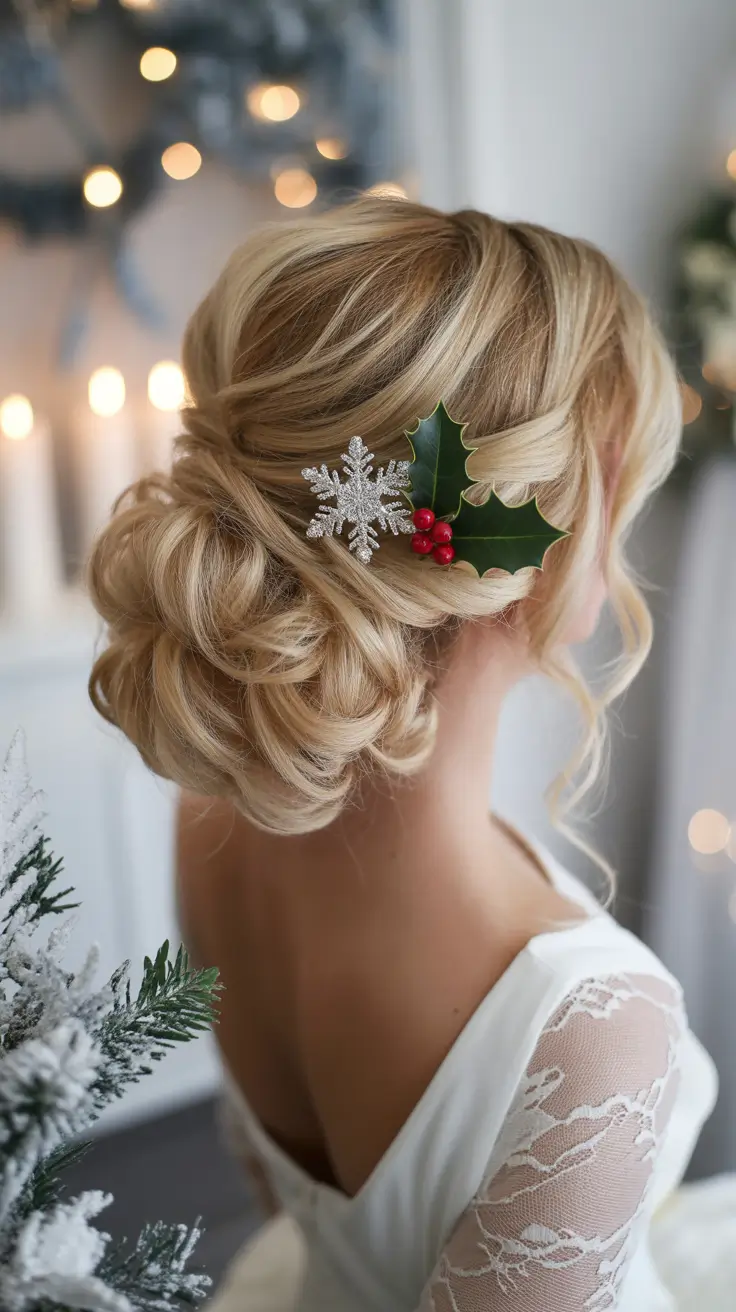 long-hair-updo-Holiday-Inspired-Low-Bun