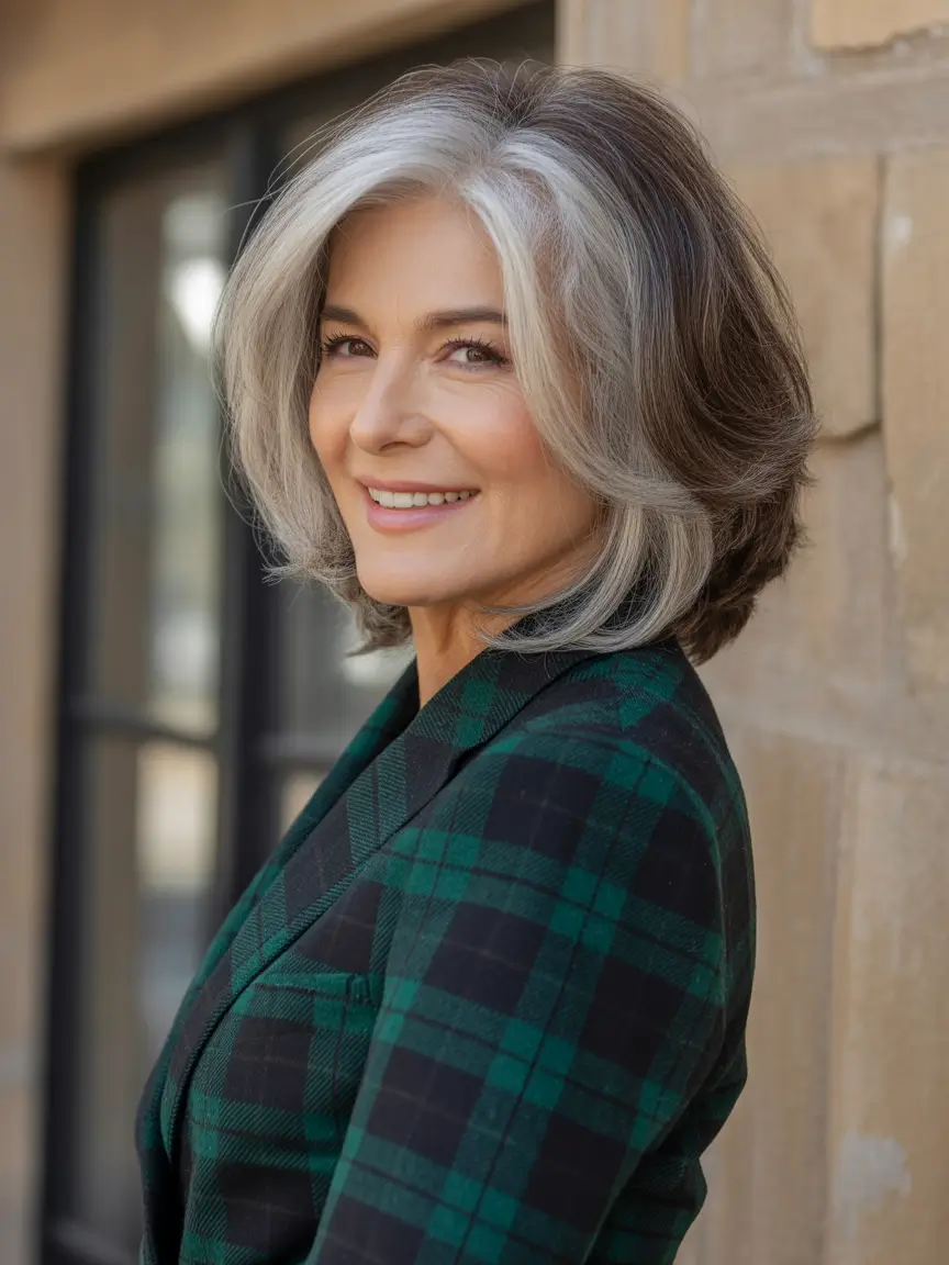short-hair-easy-Silver-Confidence-Layers