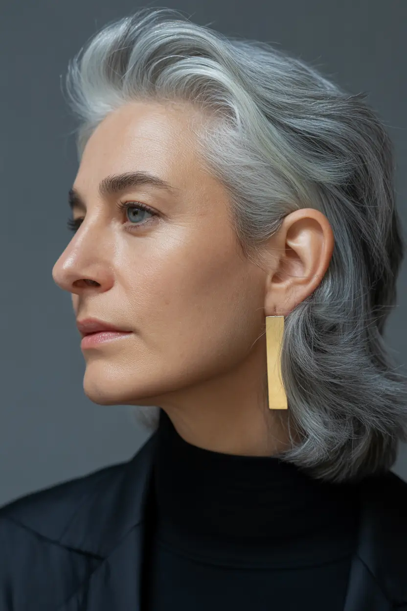 short-hair-Silver-Slick-Back-Confidence