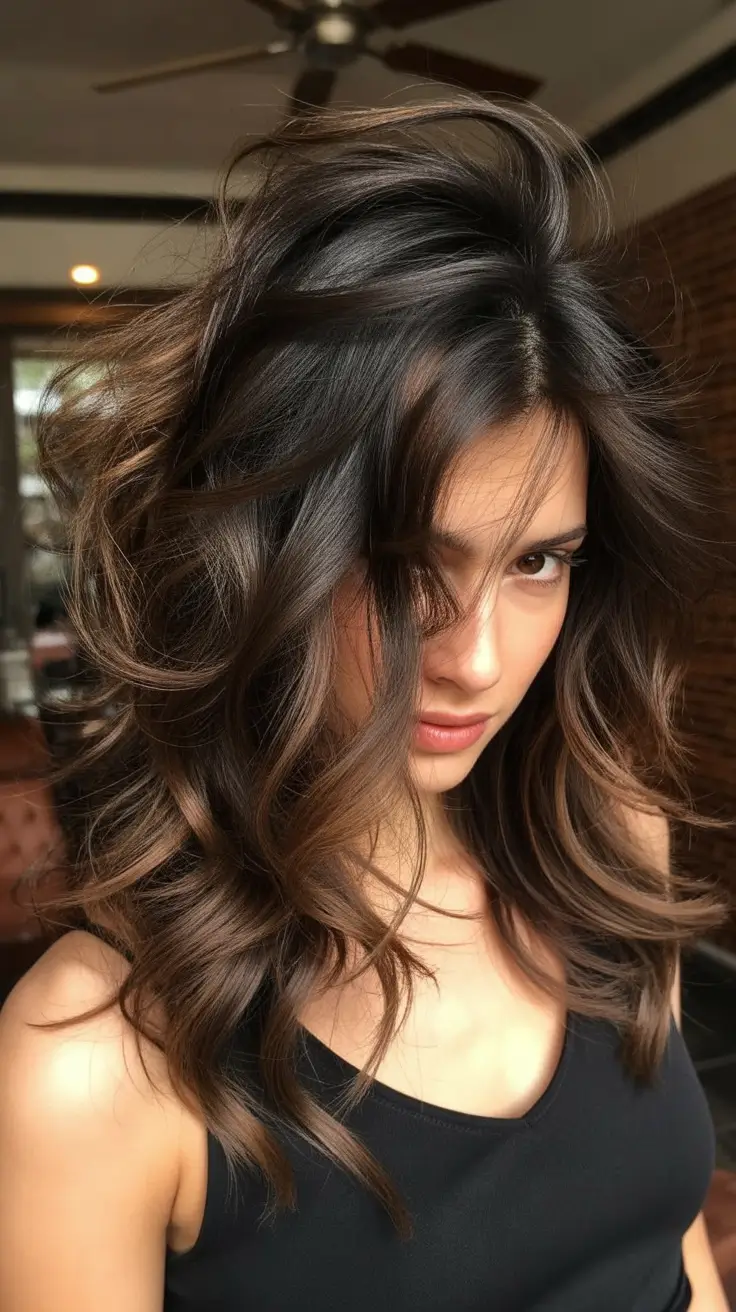 winter hair colors for brown hair Milk Chocolate Volume