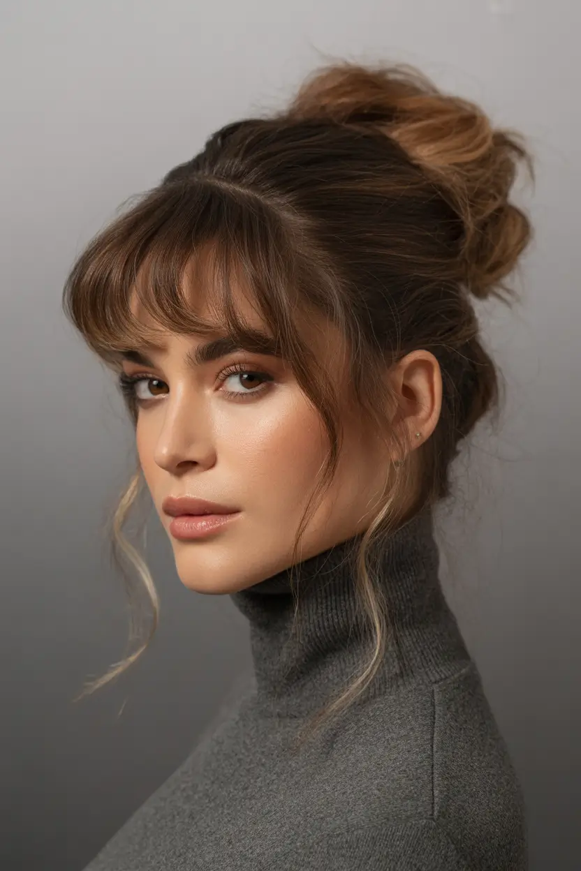 Soft-Caramel-Bun-with-Curtain-Bangs-2025-2026