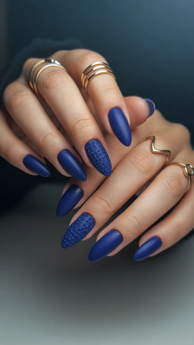 winter nails ideas Midnight Velvet