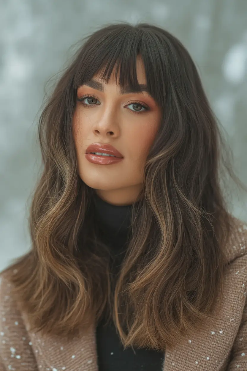 winter trending hair colors soft caramel brunette