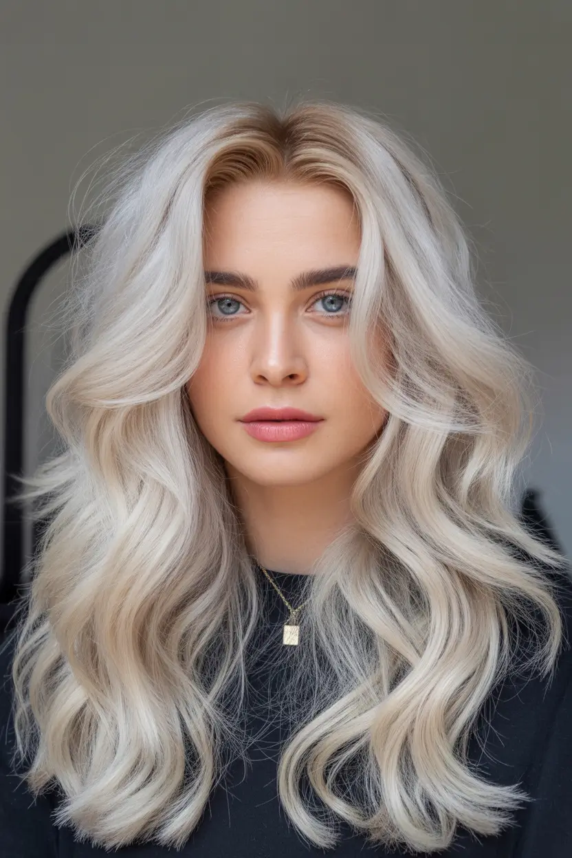 ash blonde hair color 2026 Cloud-Soft Platinum Ash With Dimensional Airiness
