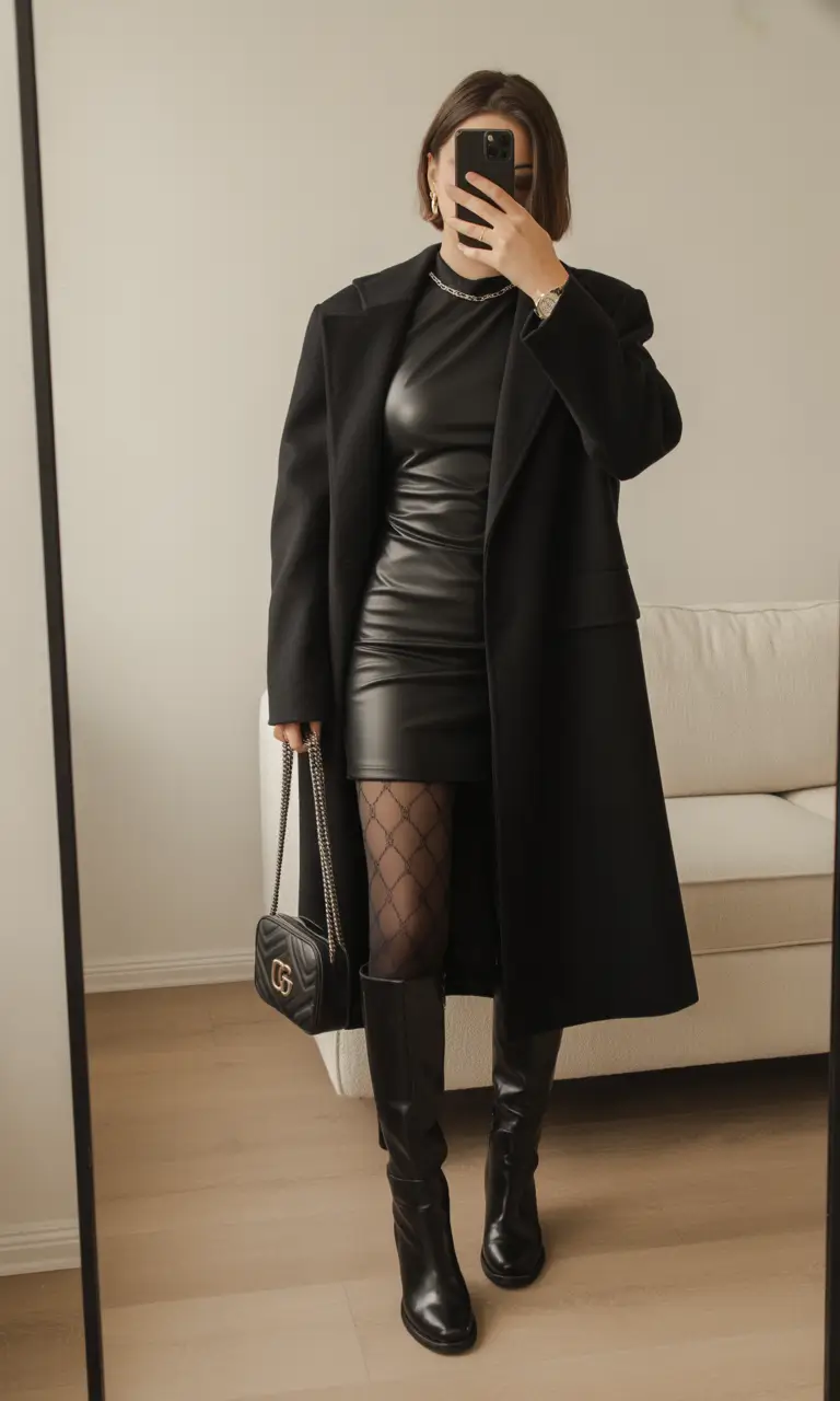 going out outfits Leather Nights