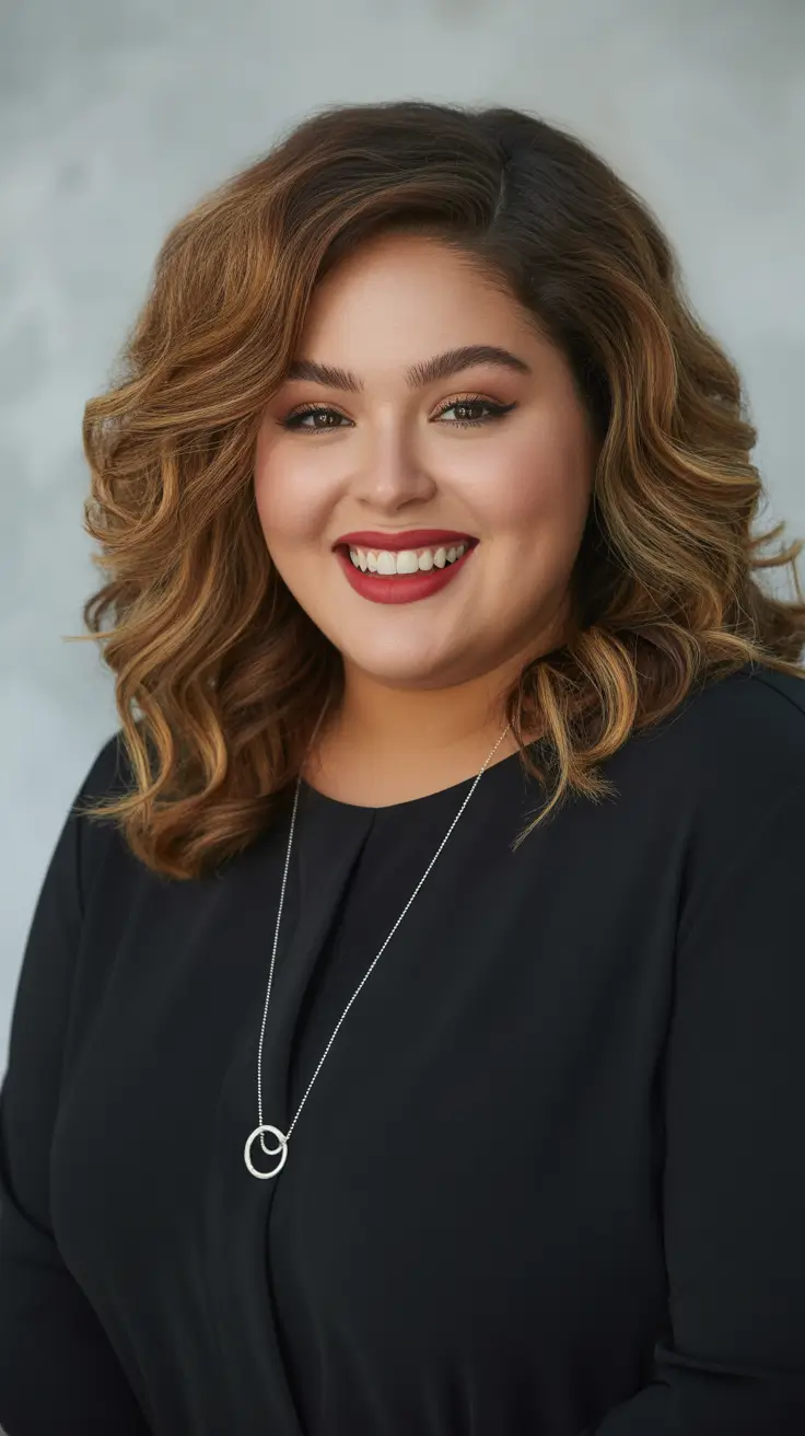 Fat Face Haircuts Full Voluminous Curls With Effortless Lift