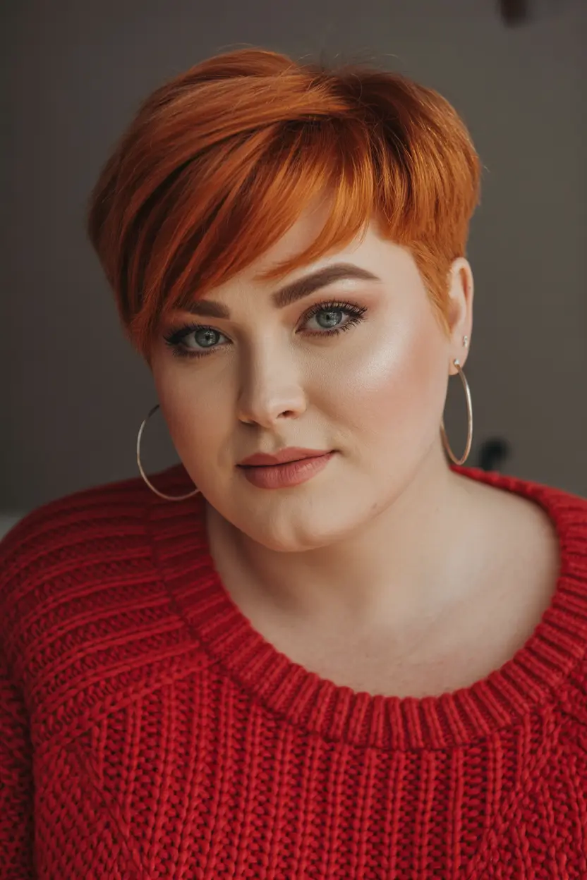 Fat Face Haircuts Fiery Pixie With Modern Texture