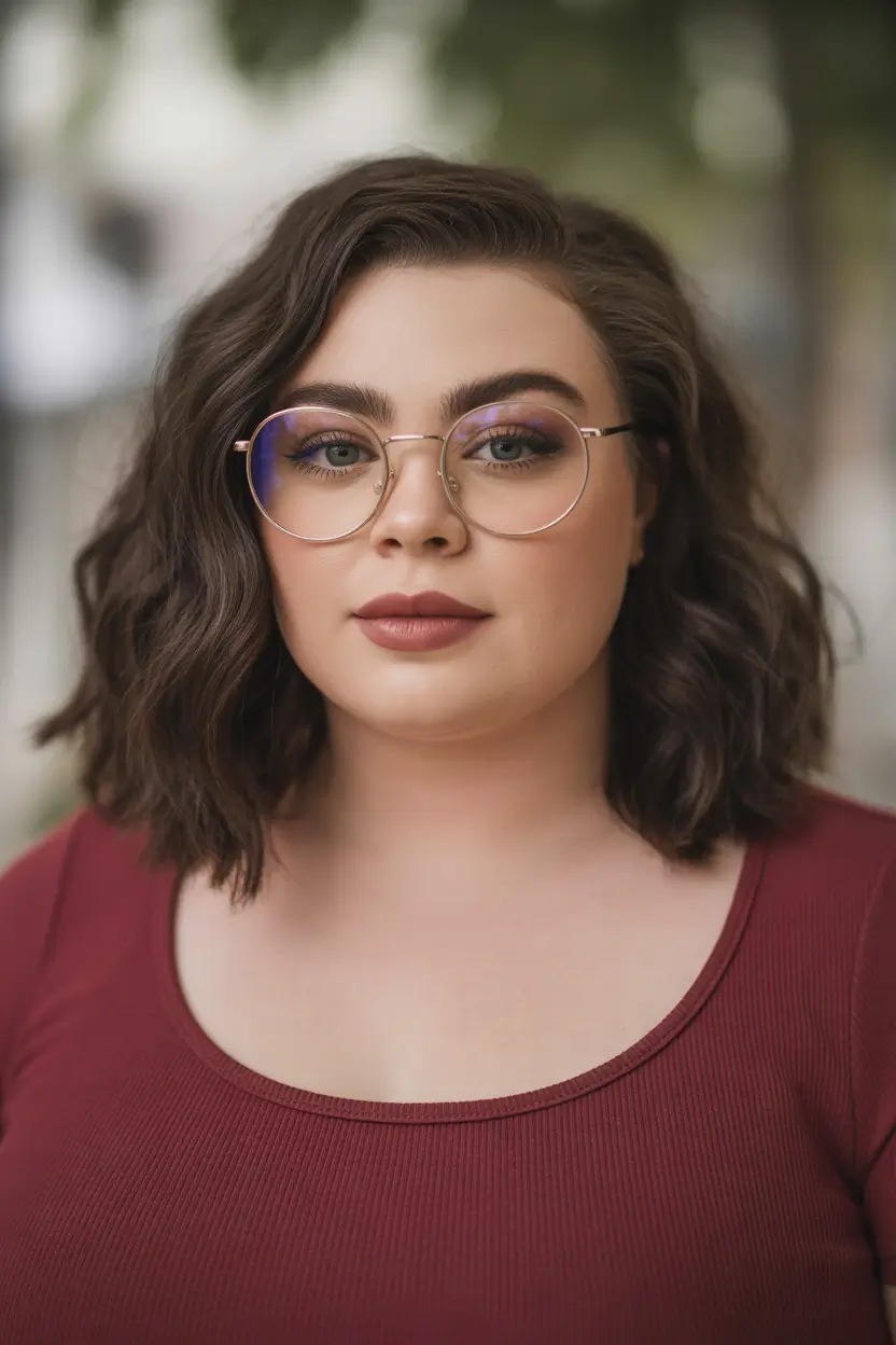 Haircuts for Plus Size Women Soft Textured Waves for Everyday Confidence