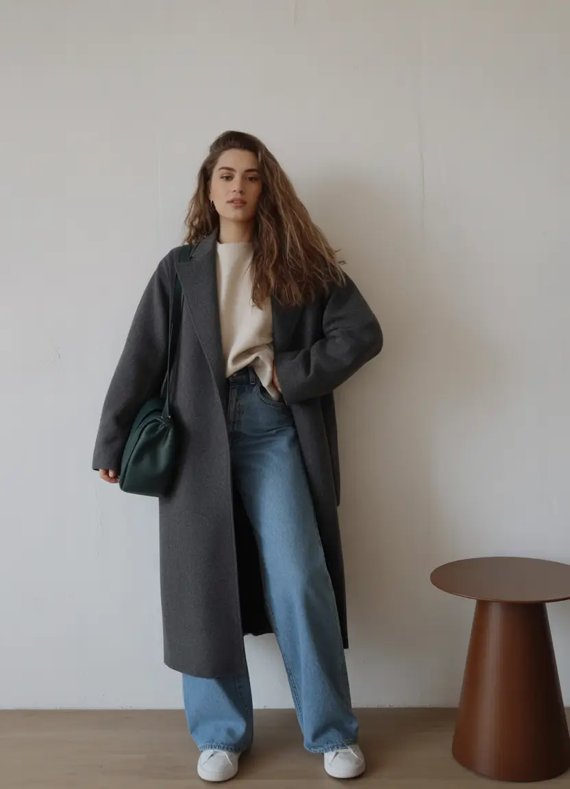 mom outfits Soft Denim Layers