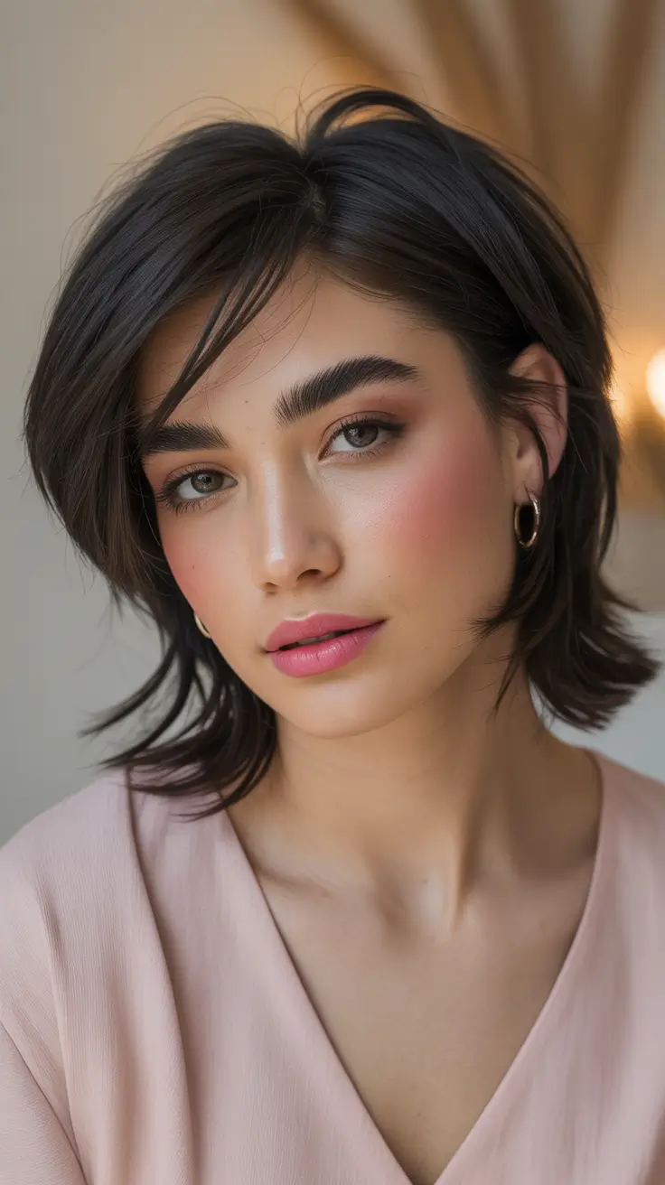 shag haircut Feathered Medium Shag With Youthful Layers