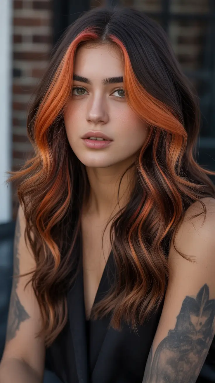 brown hair colors Rich Dark Brunette with Warm Bronze Accents