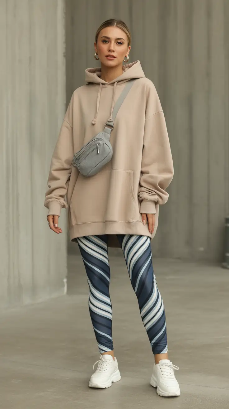 hoodie outfits Neutral Balance in Motion