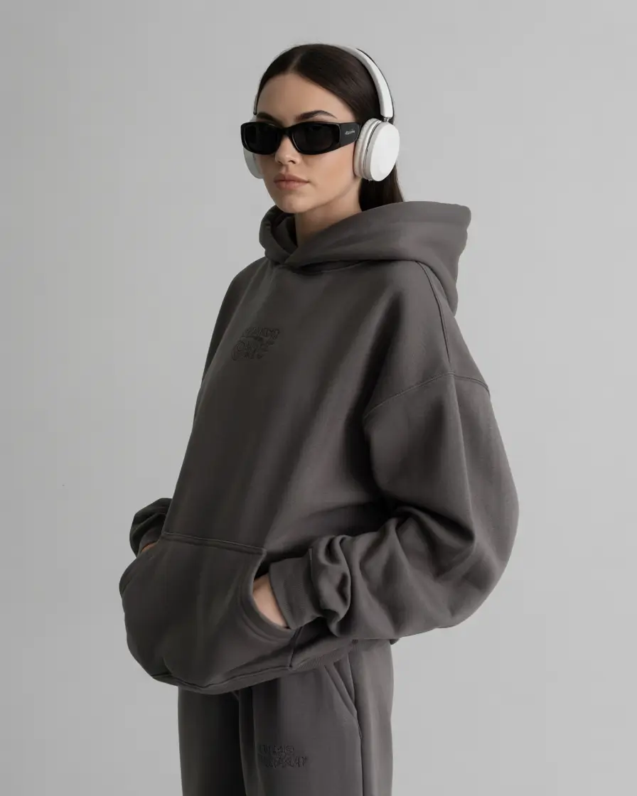hoodie outfits Charcoal Minimalism